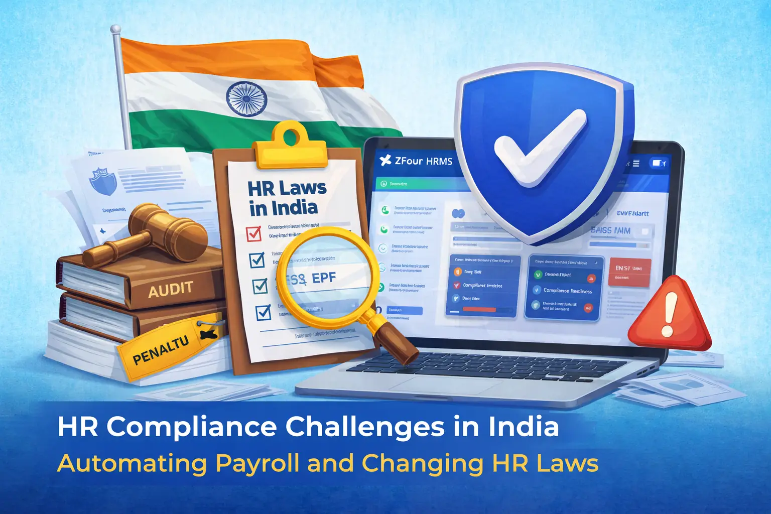 HRMS Software for HR Law Compliance in India’s Evolving Workplace