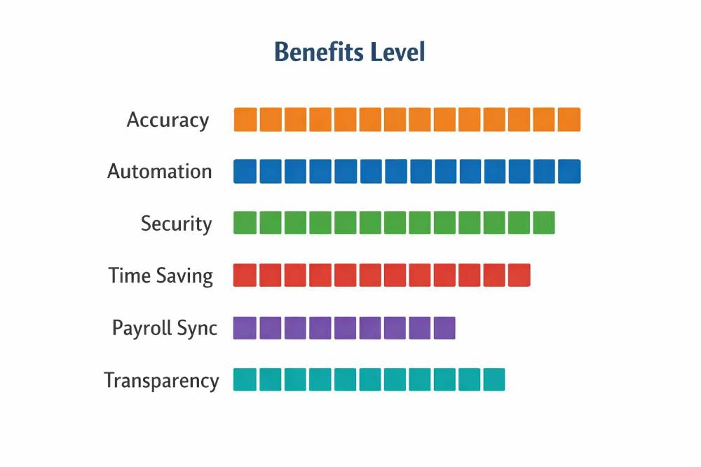 Common attendance problems without biometric systems, including manual errors, proxy attendance, payroll mistakes, late entries, and lack of tracking
