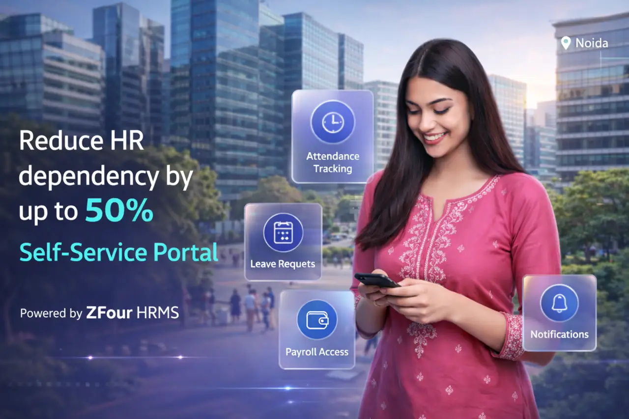 Employee Self-Service Portal in Noida HRMS Guide 2026