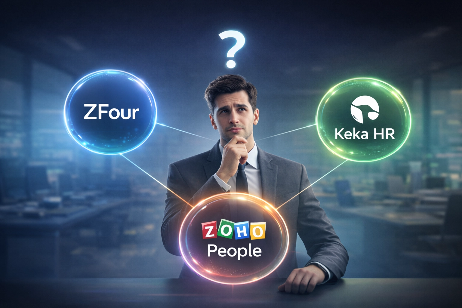 ZFour vs Zoho People vs Keka HR: Best HRMS Software in India (2026)